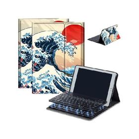 Case for Fire HD 10 ＆ 10 Plus Tablet (13th/11th Generation, 2023/2021 Release) 10.1" with Keyboard, PU Leather Multiple-Angles Keyboard C_並行輸入