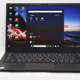 送料無料 あす楽対応 即日発送 中古 フルHD タッチ 14インチ Lenovo ThinkPad 6th X1 Carbon Windows11 高性能 八世代Core i5-8250U 8GB 爆速NVMe式256GB-SSD カメラ 無線 Office付 Win11【ノートパソコン 中古パソコン 中古PC】（Windows10も対応可能 Win10）