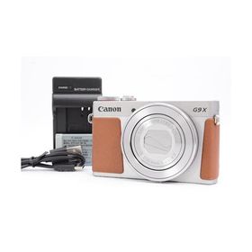 Canon コンパクトデジタルカメラ PowerShot G9 X Mark II シルバー 1.0型センサー/F2.0レンズ/光学3倍ズーム PSG9XMARKIISL
