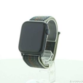〔中古〕Apple(アップル) Apple Watch SE 第2世代 GPS 44mm ミッドナイトアルミニウムケース ミッドナイトスポーツループ〔305-ud〕