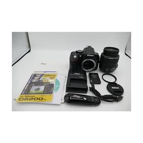 Nikon デジタル一眼レフカメラ D5200 レンズキット AF-S DX NIKKOR 18-55mm f/3.5-5.6G VR付属 ブラック D5200LKBK