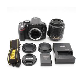 Nikon デジタル一眼レフカメラ D5200 レンズキット AF-S DX NIKKOR 18-55mm f/3.5-5.6G VR付属 ブラック D5200LKBK