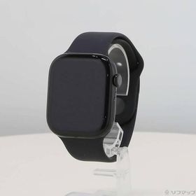 〔中古〕Apple(アップル) Apple Watch Series 10 GPS 46mm ジェットブラックアルミニウムケース ブラックスポーツバンド〔262-ud〕