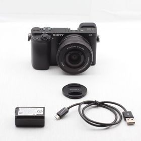 ソニー(SONY)のSONY ソニー α6000 パワーズームレンズキット ILCE-6000L B(デジタル一眼)