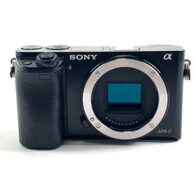 ソニー α6000 ボディ ILCE-6000 B ブラック［ジャンク品］ 中古(ミラーレス一眼)