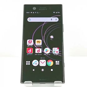 Xperia XZ1 Compact SO-02K ドコモ ブラック 送料無料 本体 c18178 【中古】