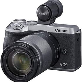【中古】 Canon ミラーレス一眼カメラ EOS M6 Mark II EF-M18-150 IS STM レンズ EVFキット シルバー EOSM6MK2SL-18150ISEVFK 当店保証30日間 人気 ミラーレス 一眼レフ 交換レンズ カメラ