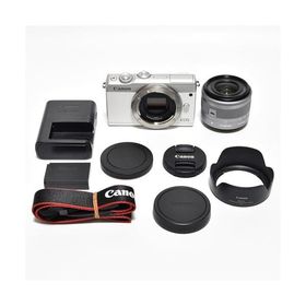 Canon ミラーレス一眼カメラ EOS M100 EF-M15-45 IS STM レンズキット(ホワイト) EOSM100WH1545ISSTMLK