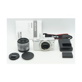 Canon ミラーレス一眼カメラ EOS M100 EF-M15-45 IS STM レンズキット(ホワイト) EOSM100WH1545ISSTMLK