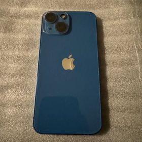 【美品】BT86% Apple iPhone 13 本体 ブルー 箱、おまけ付き