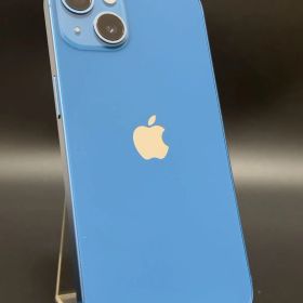 【中古品】iPhone13 128GB ブルー MLNG3J/A SIMフリー 8406