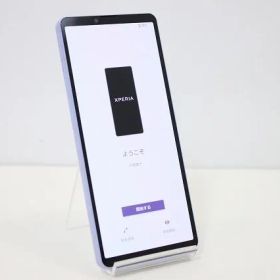 スマートフォン 本体 Xperia 10 V SOG11 SONY au SIMフリー 残債なし 128GB パープル