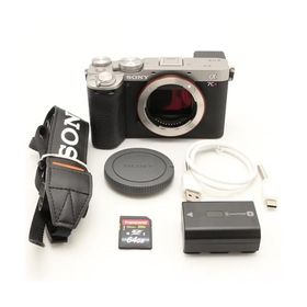 SONY(ソニー) フルサイズ ミラーレス一眼カメラ α7CR ボディ(レンズなし) シルバー ILCE-7CR S