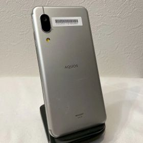 AQUOS/SHV48/シルバー/本体のみ/SIMフリー/スマホ/かんたん携帯/SHARP/IMEI◯/No.92