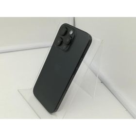 【中古】Apple 国内版 【SIMフリー】 iPhone 16 Pro 128GB ブラックチタニウム MYMV3J/A【札幌】保証期間１ヶ月【ランクB】