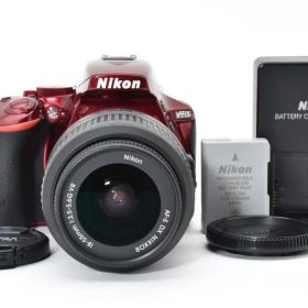 【動作好調】 Nikon ニコン D5500 レッド デジタル一眼レフカメラ