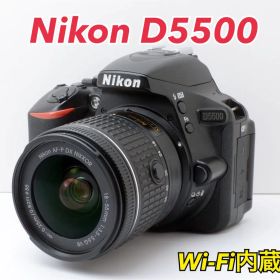S数約8000回！Nikon D5500★AF-Pレンズ★初心者向け