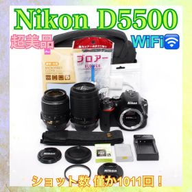 Nikon D5500◆バッグ付き◆ショット数僅か◆WiFi転送◆一眼レフカメラ