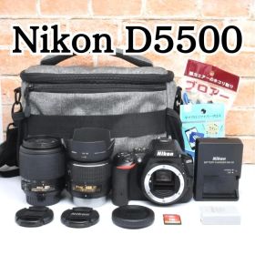 Wi-Fiでスマホ転送✨Nikon ニコン D5500✨一眼レフカメラ入門◎