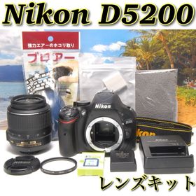 ニコン(Nikon)の美品❤️Nikon D5200 レンズキット 自撮り＆動画対応◎高画質 すぐ使える(デジタル一眼)