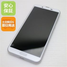 シャープ(SHARP)のSH-M08 AQUOS sense2 ホワイトシルバー M444(スマートフォン本体)