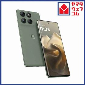 モトローラー PB7U0000JP motorola edge 60 pro PANTONE SIMフリースマートフォン シャドーグリーン