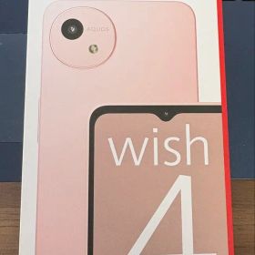 AQUOS wish 4 ピンク 本体
