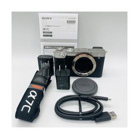SONY(ソニー) フルサイズ ミラーレス一眼カメラ α7C ボディ(レンズなし) シルバー ILCE-7C S
