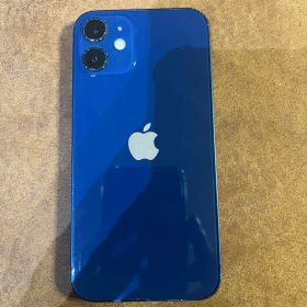 Apple iPhone 12 miniブルー 画面にひびあり