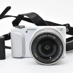 ■ S数1417回 ■ ソニー SONY NEX-3N ホワイト ＋ E PZ 16-50mm F3.5-5.6 OSS SELP1650 《バッテリー付》 ミラーレス一眼 #A1024