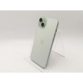 【中古】Apple 国内版 【SIMフリー】 iPhone 15 Plus 256GB グリーン MU0Q3J/A【千葉】保証期間１ヶ月【ランクC】
