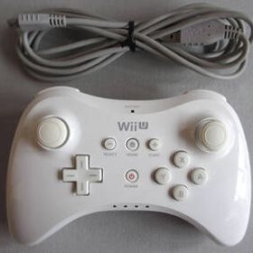 ★◆ 任天堂 Nintendo WiiU Wii U PROコントローラー WUP-005 プロコン シロ 白 shiro 純正 ワイヤレス 綺麗 純正充電ケーブル 動作確認 ★