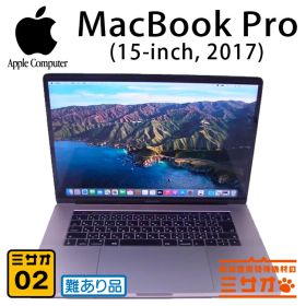 【中古】MacBook Pro (15-inch, 2017・Thunderbolt 3 ports x 4)・Core i7 3.1GHzクアッドコア/メモリ 16GB/SSD 1TB/Touch Bar仕様/macOS BigSur/難あり品［02］