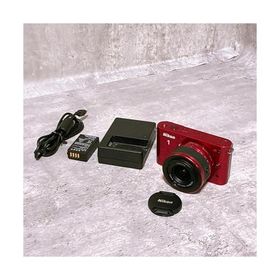 Nikon ミラーレス一眼カメラ Nikon 1 (ニコンワン) J1 (ジェイワン) 標準ズームレンズキット レッドN1 J1HLK RD