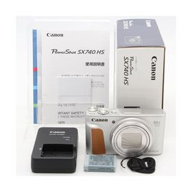 Canon コンパクトデジタルカメラ PowerShot SX740 HS シルバー 光学40倍ズーム/4K動画/Wi-Fi対応 PSSX740HSSL