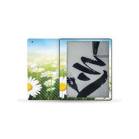 MightySkins Carbon Fiber Skin Compatible with Kindle Scribe (2022) Full Wrap - Field of Daisies | Textured Carbon Fiber Finish | Easy to A_並行輸入