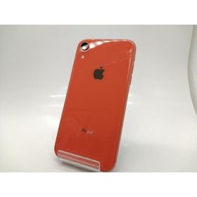【中古】Apple au 【SIMロック解除済み】 iPhone XR 64GB コーラル MT0A2J/A【秋葉5号】保証期間１ヶ月【ランクC】