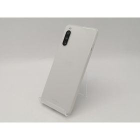 【中古】SONY au 【SIMロック解除済み】 Xperia 10 III ホワイト 6GB 128GB SOG04【広島本通】保証期間１ヶ月【ランクB】