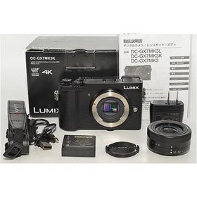 パナソニック ミラーレス一眼カメラ ルミックス GX7MK3 標準ズームレンズキット ブラック DC-GX7MK3K-K