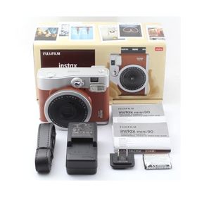 富士フイルム(FUJIFILM) インスタントカメラ チェキ instax mini 90 ネオクラシック ブラウン INSTAX MINI 90 BROWN