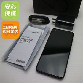 安心保証 新品同様 Zenfone 9 128GB ミッドナイトブラック