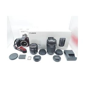 Canon デジタル一眼レフカメラ EOS Kiss X9 ブラック ダブルズームキット EF-S18-55mm/EF-S55-250mm付属 EOSKISSX9BK-WKIT