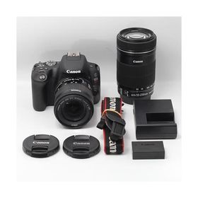 Canon デジタル一眼レフカメラ EOS Kiss X9 ブラック ダブルズームキット EF-S18-55mm/EF-S55-250mm付属 EOSKISSX9BK-WKIT