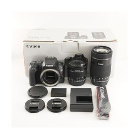 Canon デジタル一眼レフカメラ EOS Kiss X9 ブラック ダブルズームキット EF-S18-55mm/EF-S55-250mm付属 EOSKISSX9BK-WKIT