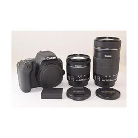 Canon デジタル一眼レフカメラ EOS Kiss X9 ブラック ダブルズームキット EF-S18-55mm/EF-S55-250mm付属 EOSKISSX9BK-WKIT