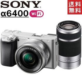 ソニー SONY α6400 ILCE-6400Y ダブルレンズキット シルバー ミラーレス 一眼レフ カメラ レンズ 中古