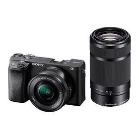 中古 1年保証 美品 SONY α6400 ダブルズームレンズキット 16-50mm + 55-210mm ブラック [ILCE-6400Y]