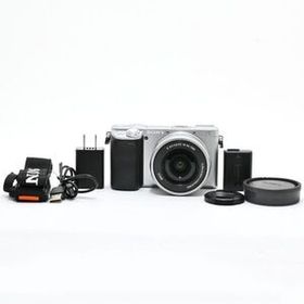 【美品・ショット数：1,927回】 SONY α6400 パワーズームレンズキット(同梱レンズ:SELP1650) シルバー ILCE-6400L S