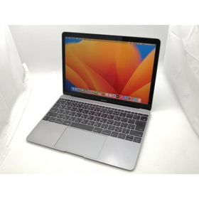 【中古】Apple MacBook 12インチ CTO (Mid 2017) スペースグレイ Core i7 (1.4G)/8G/256G(SSD)/intel HD 615【大須2】保証期間１ヶ月【ランクB】