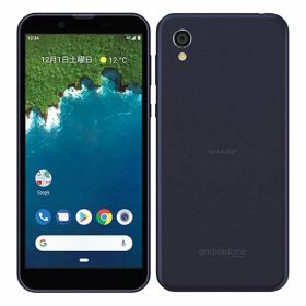 【中古】【安心保証】 SHARP Android One S5[32GB] Y!mobile ダークブルー